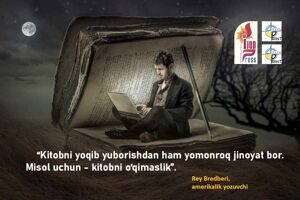 Kitobni yoqib yuborishdan ham yomonroq jinoyat bor. Misol uchun...